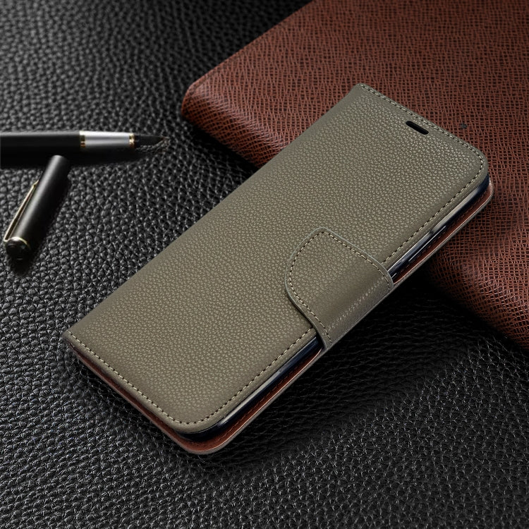 For Xiaomi Redmi 8A Litchi Texture Pure Color Horizontal Flip PU Leather Case with Holder & Card Slots & Wallet & Lanyard