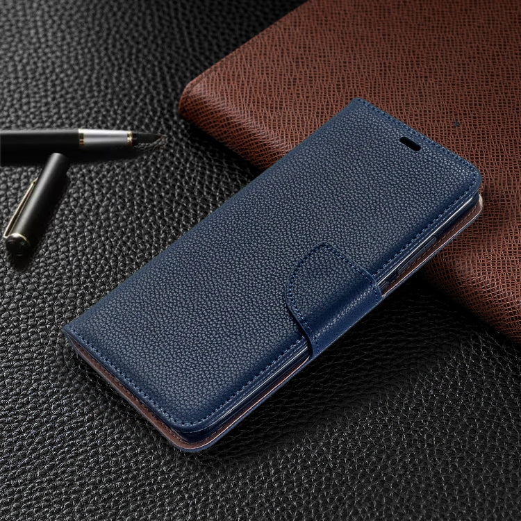 For Xiaomi Redmi 8 Litchi Texture Pure Color Horizontal Flip PU Leather Case with Holder & Card Slots & Wallet & Lanyard