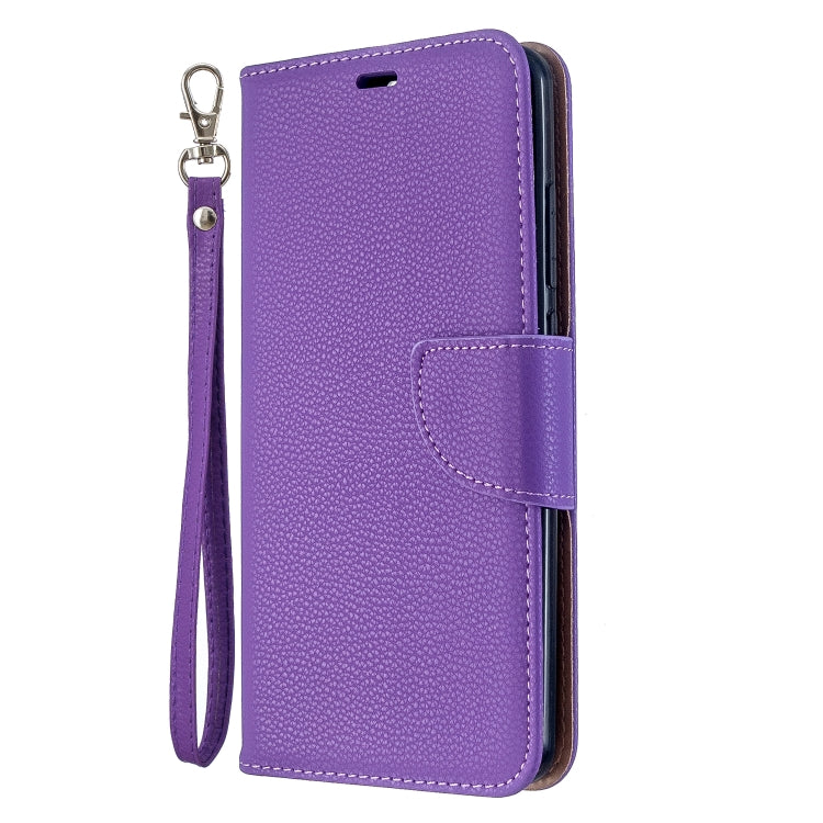 For Xiaomi Redmi 8 Litchi Texture Pure Color Horizontal Flip PU Leather Case with Holder & Card Slots & Wallet & Lanyard