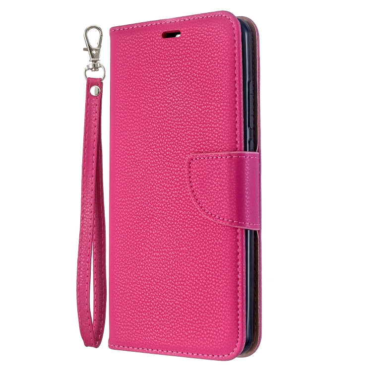 For Xiaomi Redmi 8 Litchi Texture Pure Color Horizontal Flip PU Leather Case with Holder & Card Slots & Wallet & Lanyard