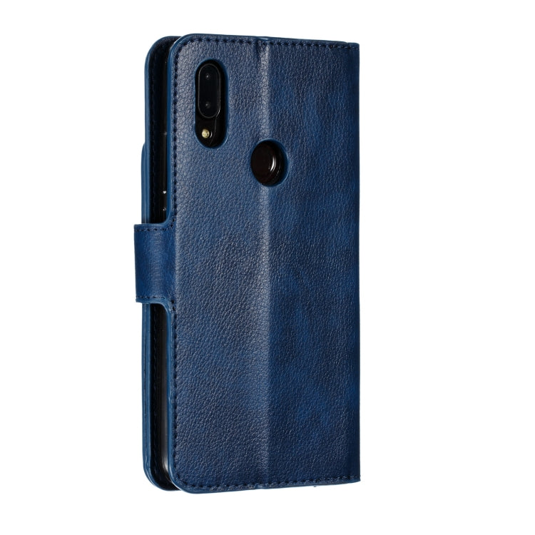 For Xiaomi Redmi 7 Litchi Texture Horizontal Flip Leather Case, with Nine Card Slots & Wallet & Photo Frame