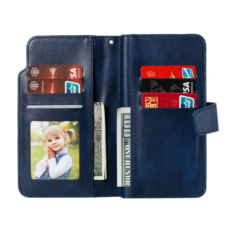 For Xiaomi Redmi 7 Litchi Texture Horizontal Flip Leather Case, with Nine Card Slots & Wallet & Photo Frame