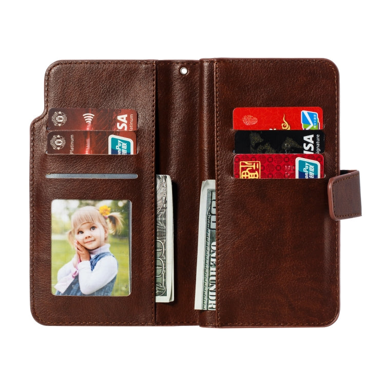 For Xiaomi Redmi 7 Litchi Texture Horizontal Flip Leather Case, with Nine Card Slots & Wallet & Photo Frame