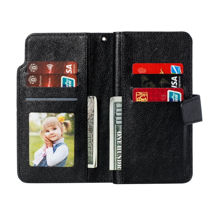 For Xiaomi Redmi 7 Litchi Texture Horizontal Flip Leather Case, with Nine Card Slots & Wallet & Photo Frame