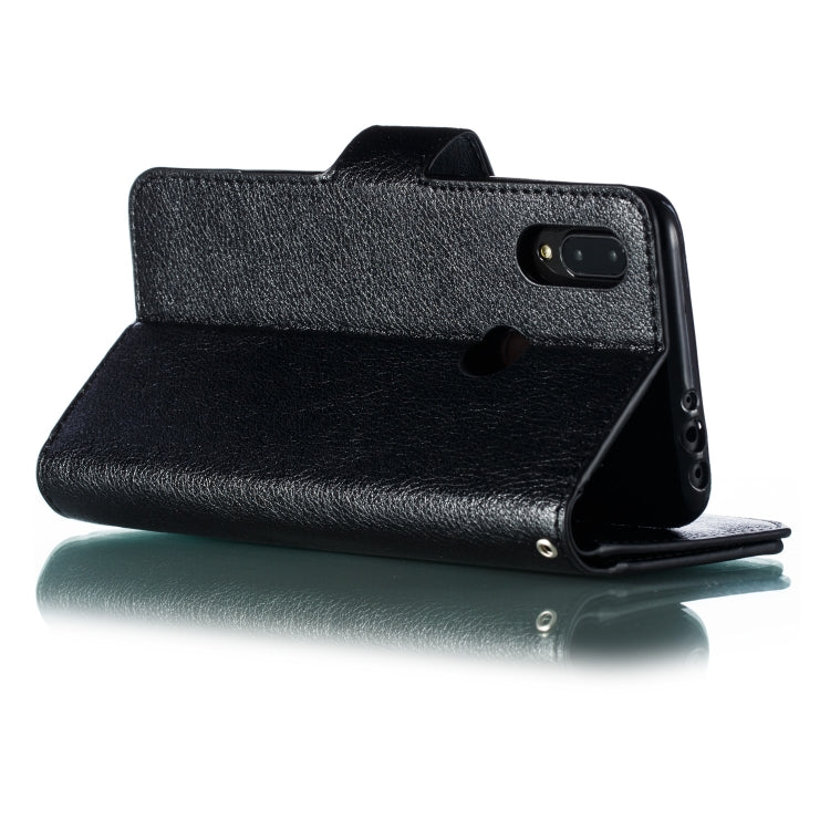 For Xiaomi Redmi 7 Litchi Texture Horizontal Flip Leather Case, with Nine Card Slots & Wallet & Photo Frame