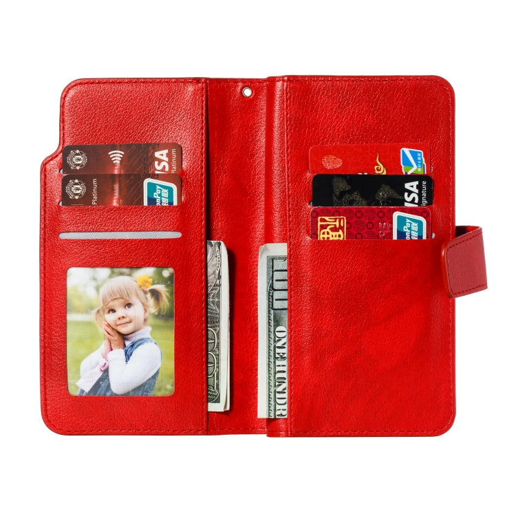 For Xiaomi Redmi 7 Litchi Texture Horizontal Flip Leather Case, with Nine Card Slots & Wallet & Photo Frame