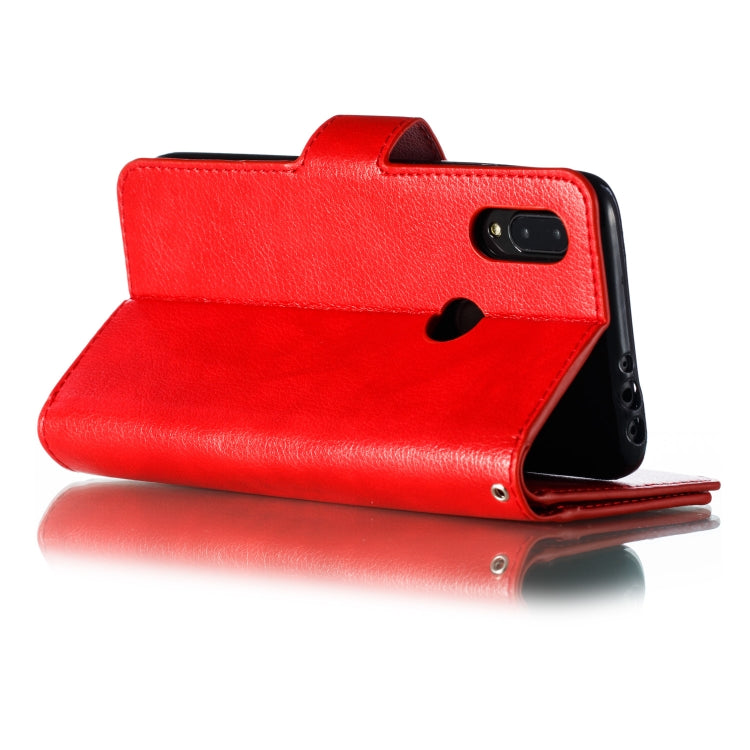 For Xiaomi Redmi 7 Litchi Texture Horizontal Flip Leather Case, with Nine Card Slots & Wallet & Photo Frame