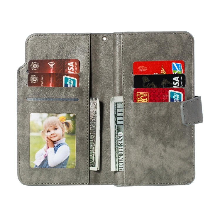 For Xiaomi Redmi 7 Litchi Texture Horizontal Flip Leather Case, with Nine Card Slots & Wallet & Photo Frame