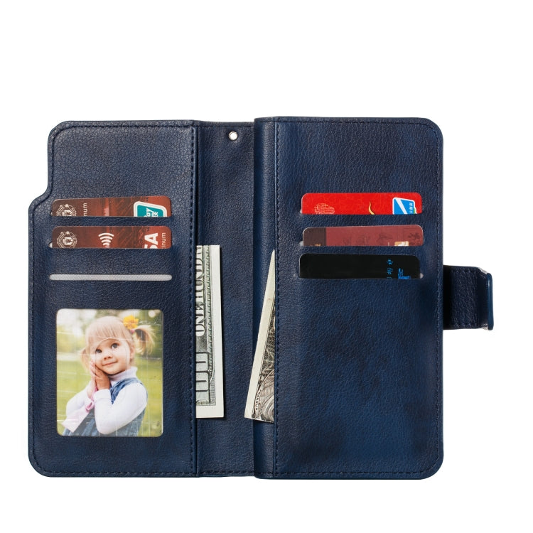 For Xiaomi Redmi Note 8 Litchi Texture Horizontal Flip Leather Case, with Nine Card Slots & Wallet & Photo Frame