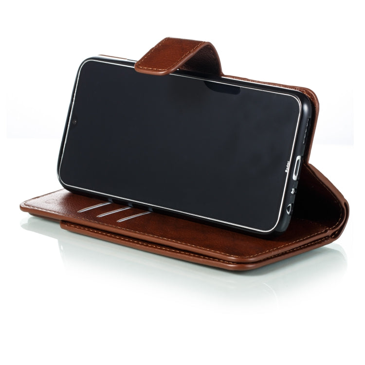 For Xiaomi Redmi Note 8 Litchi Texture Horizontal Flip Leather Case, with Nine Card Slots & Wallet & Photo Frame