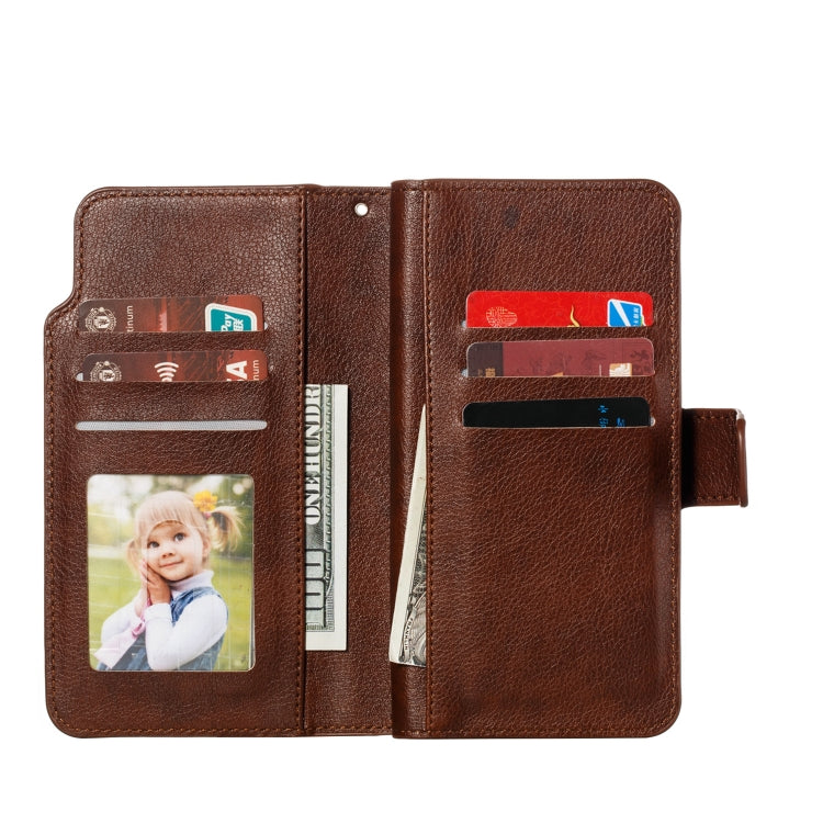 For Xiaomi Redmi Note 8 Litchi Texture Horizontal Flip Leather Case, with Nine Card Slots & Wallet & Photo Frame