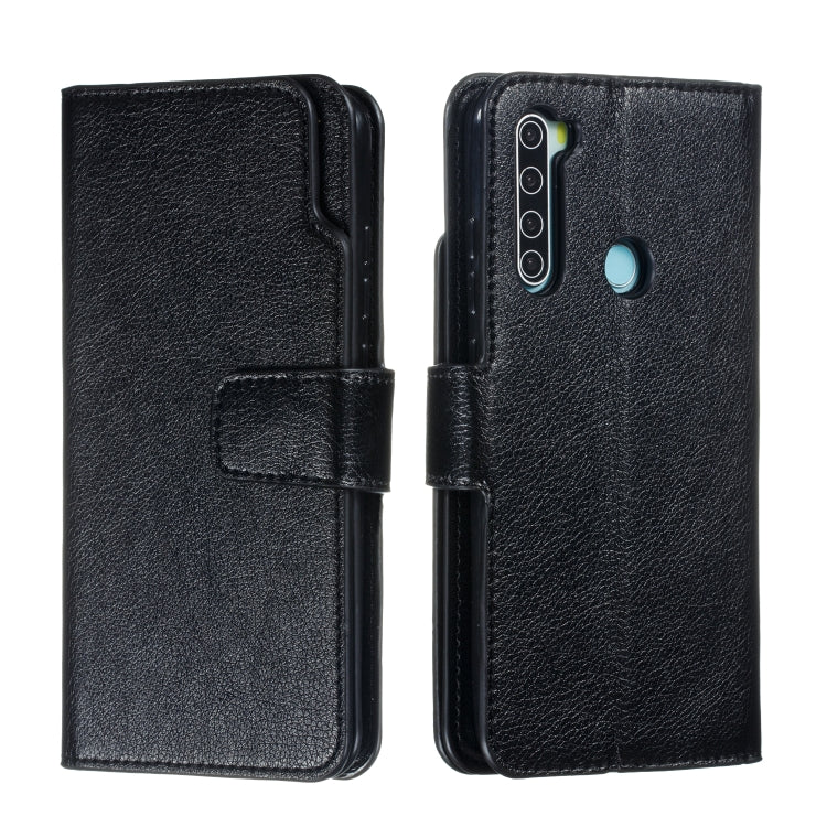 For Xiaomi Redmi Note 8 Litchi Texture Horizontal Flip Leather Case, with Nine Card Slots & Wallet & Photo Frame
