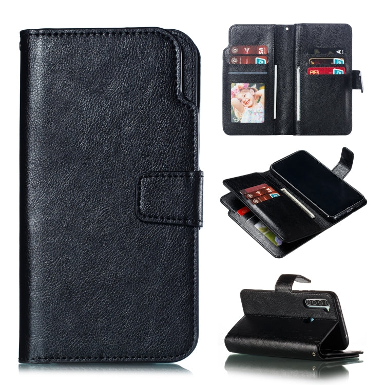 For Xiaomi Redmi Note 8 Litchi Texture Horizontal Flip Leather Case, with Nine Card Slots & Wallet & Photo Frame