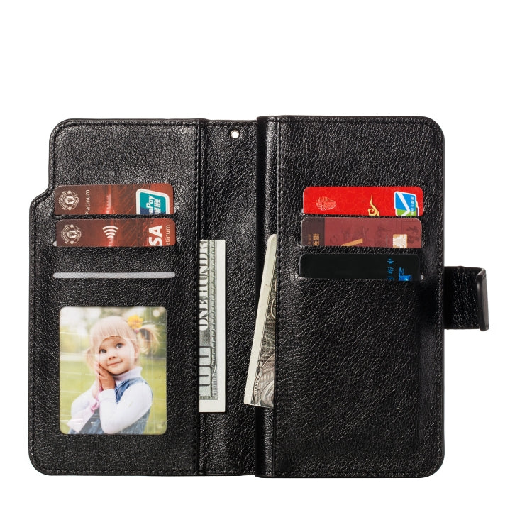 For Xiaomi Redmi Note 8 Litchi Texture Horizontal Flip Leather Case, with Nine Card Slots & Wallet & Photo Frame