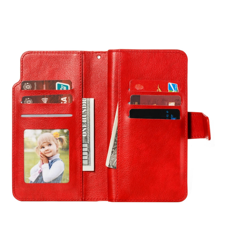 For Xiaomi Redmi Note 8 Litchi Texture Horizontal Flip Leather Case, with Nine Card Slots & Wallet & Photo Frame