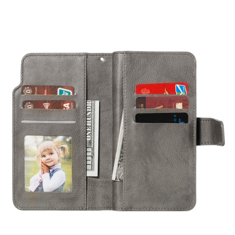 For Xiaomi Redmi Note 8 Litchi Texture Horizontal Flip Leather Case, with Nine Card Slots & Wallet & Photo Frame