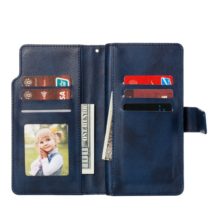 For Xiaomi Redmi Note 8 Pro Litchi Texture Horizontal Flip Leather Case, with Nine Card Slots & Wallet & Photo Frame