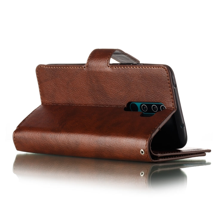 For Xiaomi Redmi Note 8 Pro Litchi Texture Horizontal Flip Leather Case, with Nine Card Slots & Wallet & Photo Frame