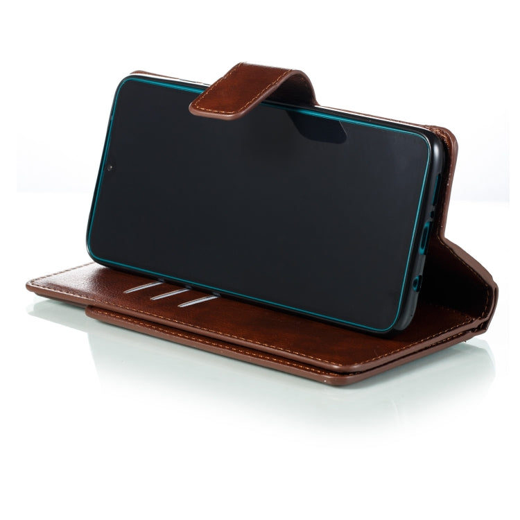 For Xiaomi Redmi Note 8 Pro Litchi Texture Horizontal Flip Leather Case, with Nine Card Slots & Wallet & Photo Frame