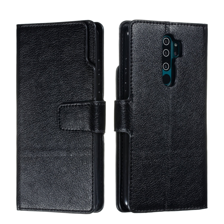 For Xiaomi Redmi Note 8 Pro Litchi Texture Horizontal Flip Leather Case, with Nine Card Slots & Wallet & Photo Frame