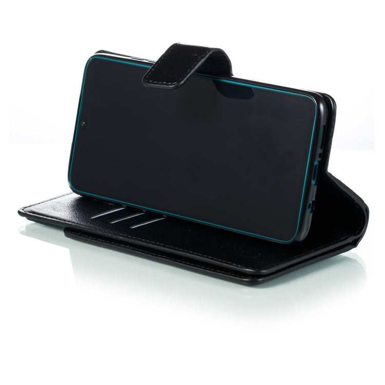 For Xiaomi Redmi Note 8 Pro Litchi Texture Horizontal Flip Leather Case, with Nine Card Slots & Wallet & Photo Frame