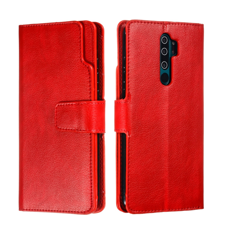 For Xiaomi Redmi Note 8 Pro Litchi Texture Horizontal Flip Leather Case, with Nine Card Slots & Wallet & Photo Frame