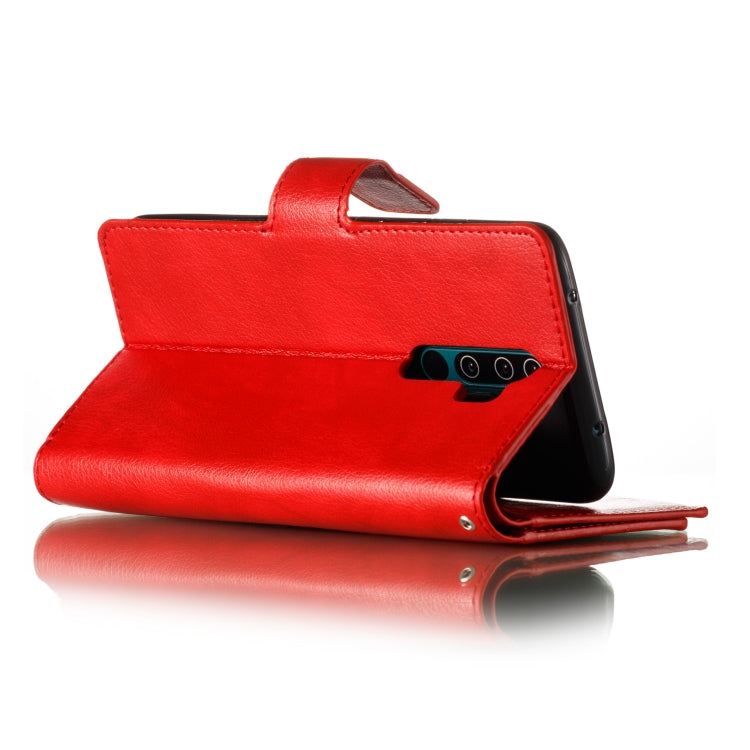 For Xiaomi Redmi Note 8 Pro Litchi Texture Horizontal Flip Leather Case, with Nine Card Slots & Wallet & Photo Frame