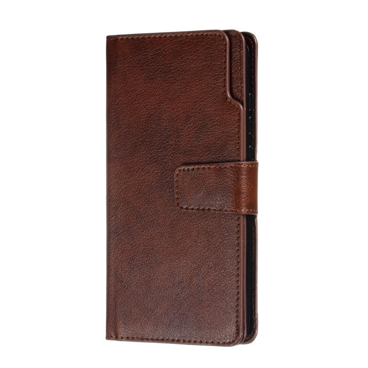 For Xiaomi Redmi Note 8 Pro Litchi Texture Horizontal Flip Leather Case, with Nine Card Slots & Wallet & Photo Frame