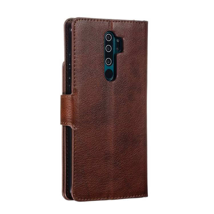 For Xiaomi Redmi Note 8 Pro Litchi Texture Horizontal Flip Leather Case, with Nine Card Slots & Wallet & Photo Frame