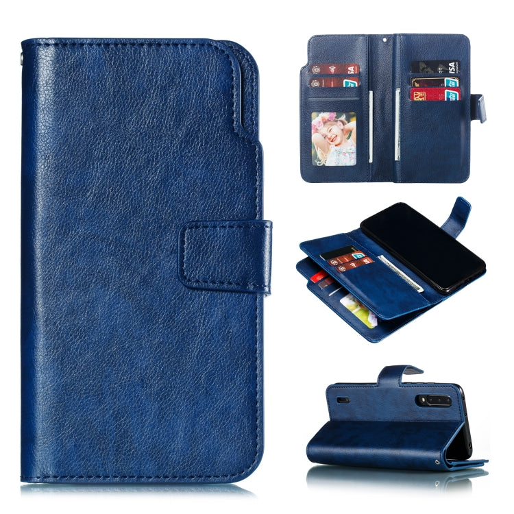 For Xiaomi Mi CC9 Litchi Texture Horizontal Flip Leather Case, with Nine Card Slots & Wallet & Photo Frame
