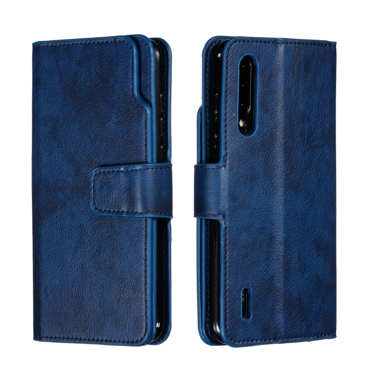 For Xiaomi Mi CC9 Litchi Texture Horizontal Flip Leather Case, with Nine Card Slots & Wallet & Photo Frame