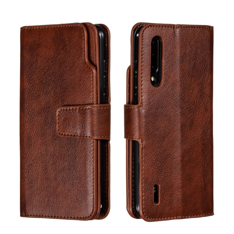 For Xiaomi Mi CC9 Litchi Texture Horizontal Flip Leather Case, with Nine Card Slots & Wallet & Photo Frame