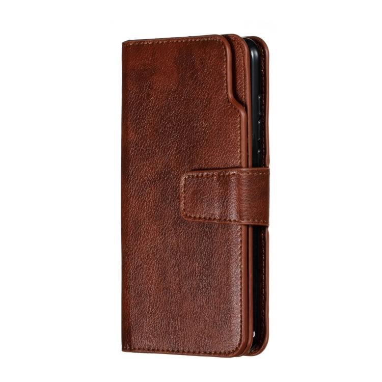 For Xiaomi Mi CC9 Litchi Texture Horizontal Flip Leather Case, with Nine Card Slots & Wallet & Photo Frame