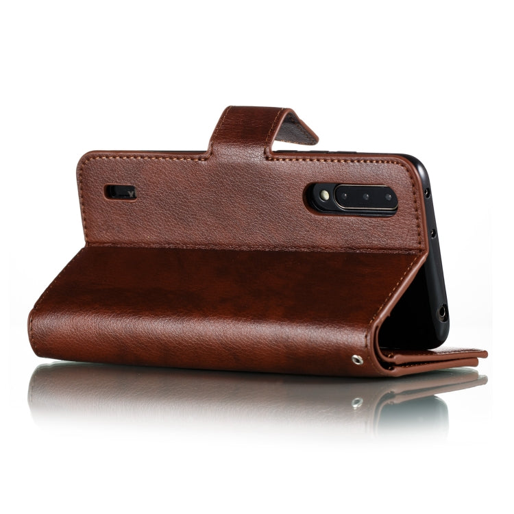 For Xiaomi Mi CC9 Litchi Texture Horizontal Flip Leather Case, with Nine Card Slots & Wallet & Photo Frame