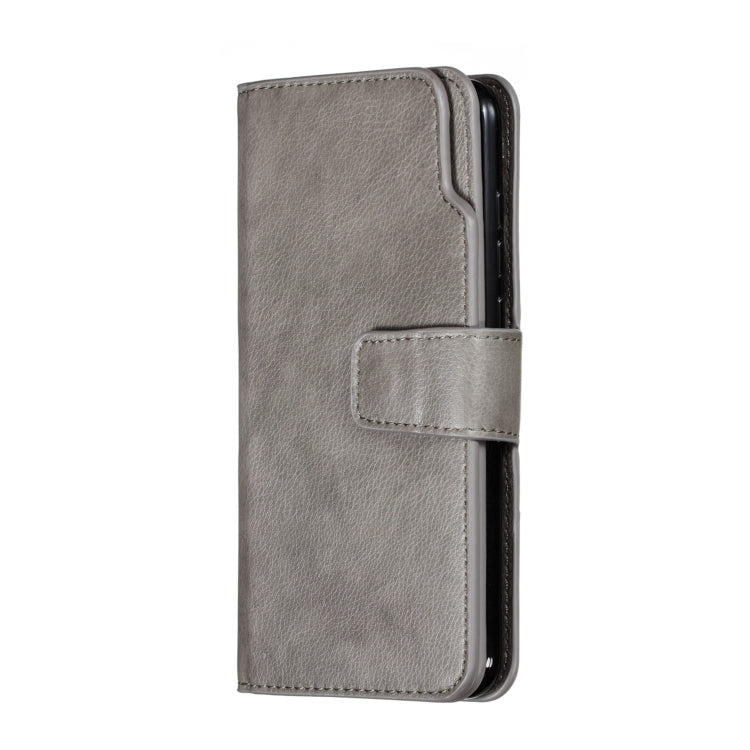 For Xiaomi Mi CC9 Litchi Texture Horizontal Flip Leather Case, with Nine Card Slots & Wallet & Photo Frame