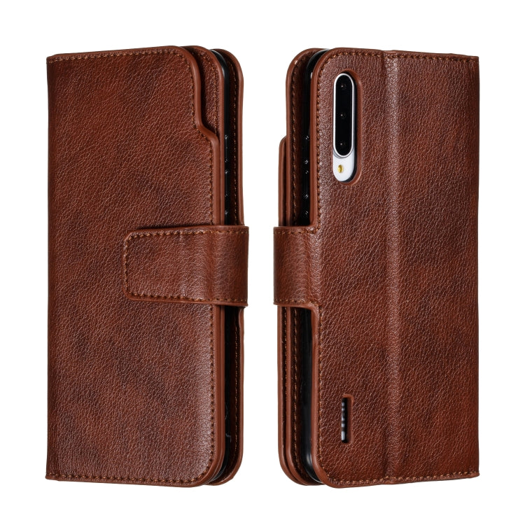 For Xiaomi Mi CC9e Litchi Texture Horizontal Flip Leather Case, with Nine Card Slots & Wallet & Photo Frame