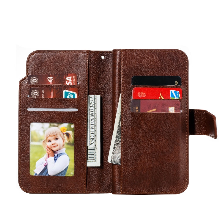 For Xiaomi Mi CC9e Litchi Texture Horizontal Flip Leather Case, with Nine Card Slots & Wallet & Photo Frame