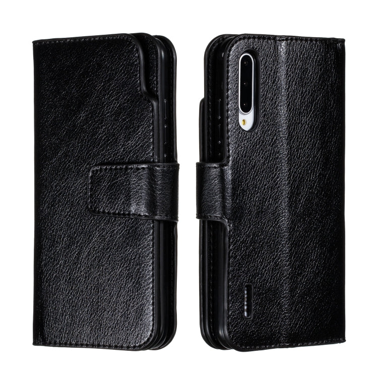 For Xiaomi Mi CC9e Litchi Texture Horizontal Flip Leather Case, with Nine Card Slots & Wallet & Photo Frame