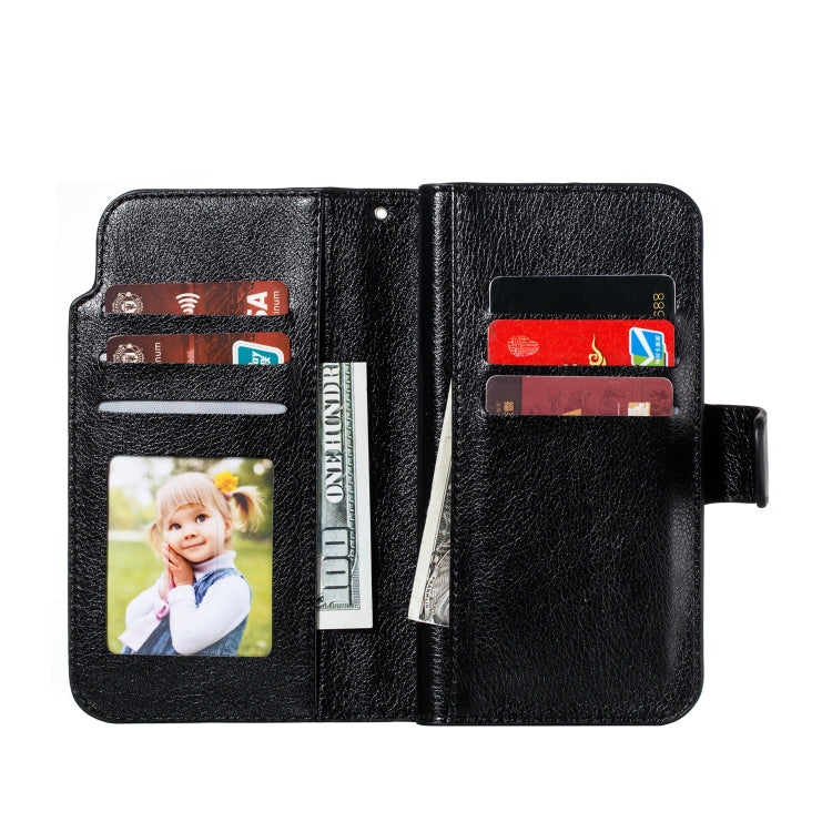 For Xiaomi Mi CC9e Litchi Texture Horizontal Flip Leather Case, with Nine Card Slots & Wallet & Photo Frame