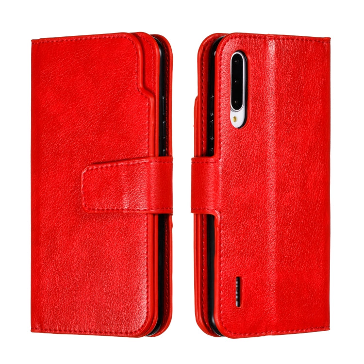 For Xiaomi Mi CC9e Litchi Texture Horizontal Flip Leather Case, with Nine Card Slots & Wallet & Photo Frame