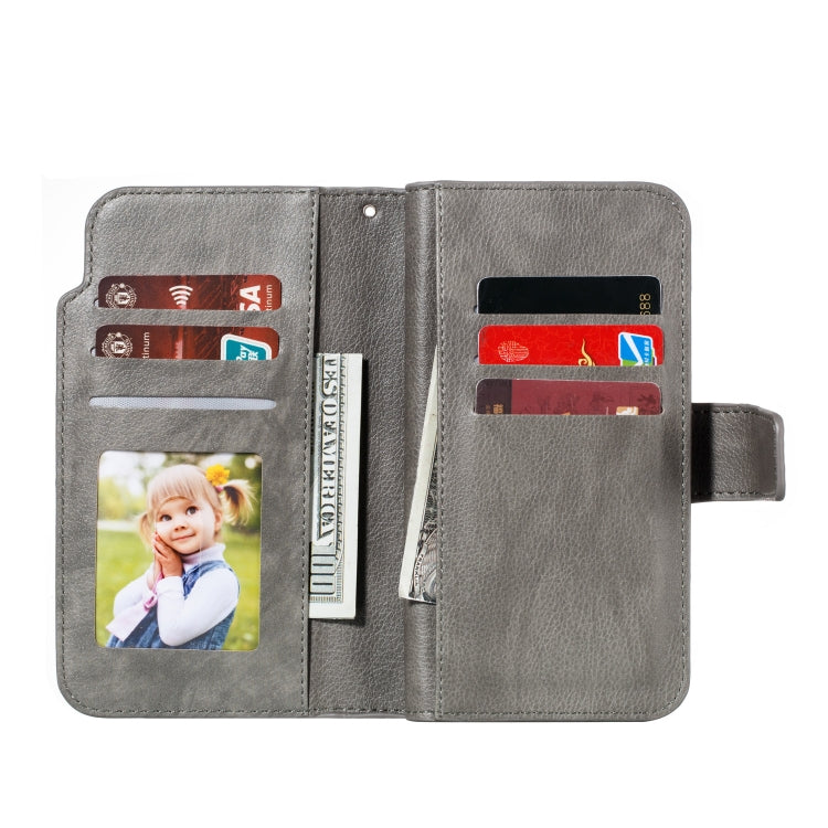 For Xiaomi Mi CC9e Litchi Texture Horizontal Flip Leather Case, with Nine Card Slots & Wallet & Photo Frame