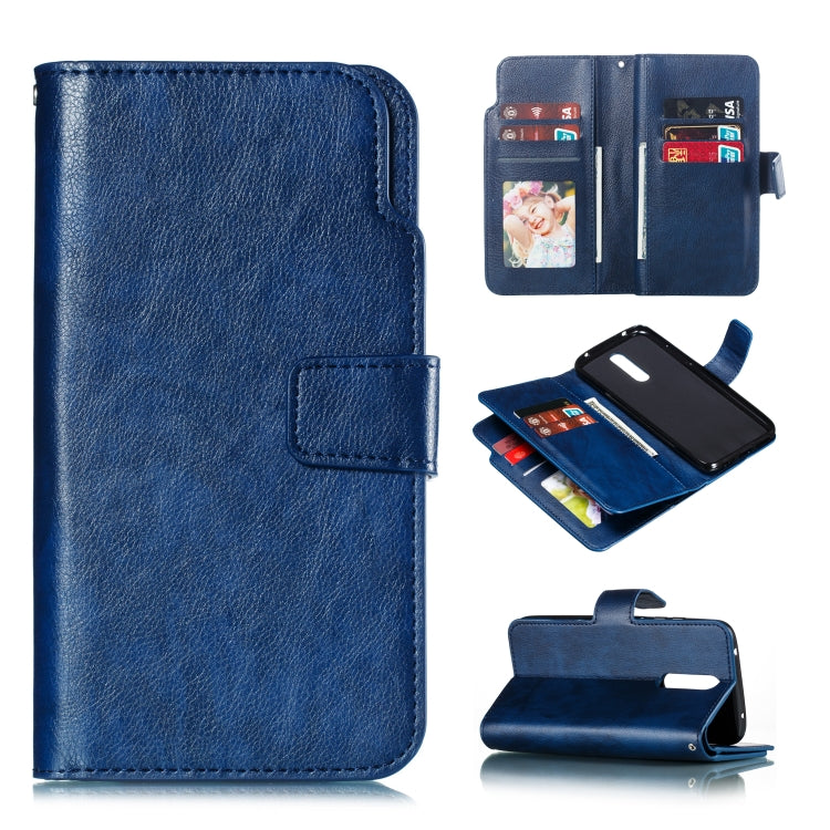 For Xiaomi Redmi 8 Litchi Texture Horizontal Flip Leather Case, with Nine Card Slots & Wallet & Photo Frame