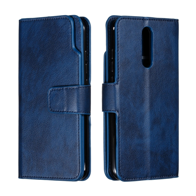 For Xiaomi Redmi 8 Litchi Texture Horizontal Flip Leather Case, with Nine Card Slots & Wallet & Photo Frame
