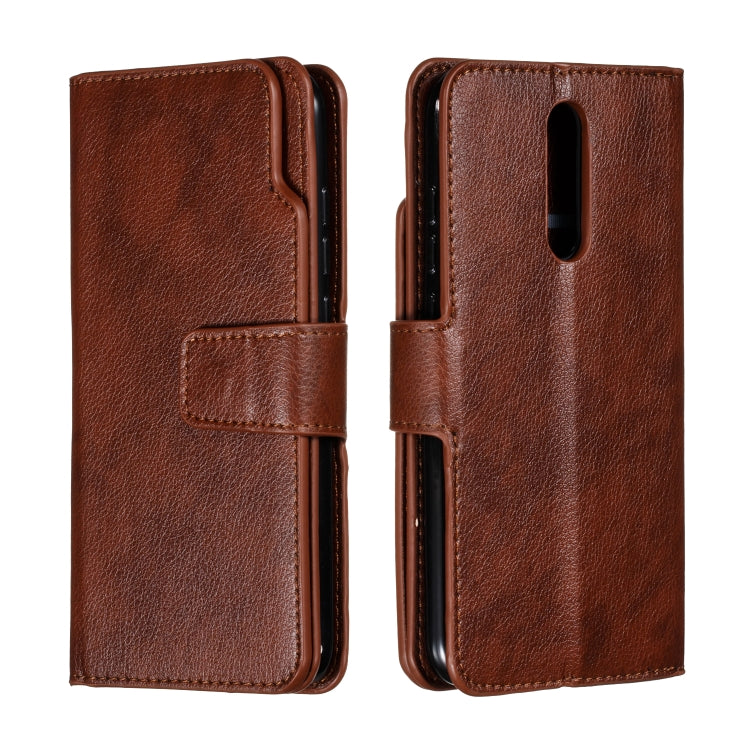 For Xiaomi Redmi 8 Litchi Texture Horizontal Flip Leather Case, with Nine Card Slots & Wallet & Photo Frame