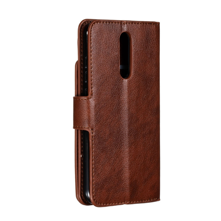For Xiaomi Redmi 8 Litchi Texture Horizontal Flip Leather Case, with Nine Card Slots & Wallet & Photo Frame