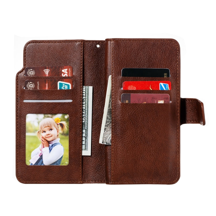 For Xiaomi Redmi 8 Litchi Texture Horizontal Flip Leather Case, with Nine Card Slots & Wallet & Photo Frame