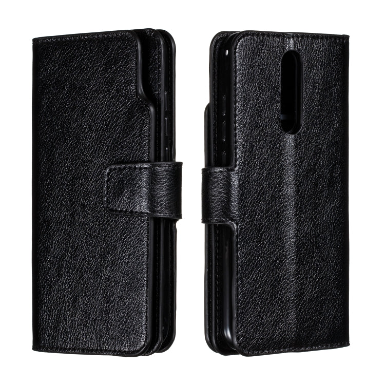 For Xiaomi Redmi 8 Litchi Texture Horizontal Flip Leather Case, with Nine Card Slots & Wallet & Photo Frame