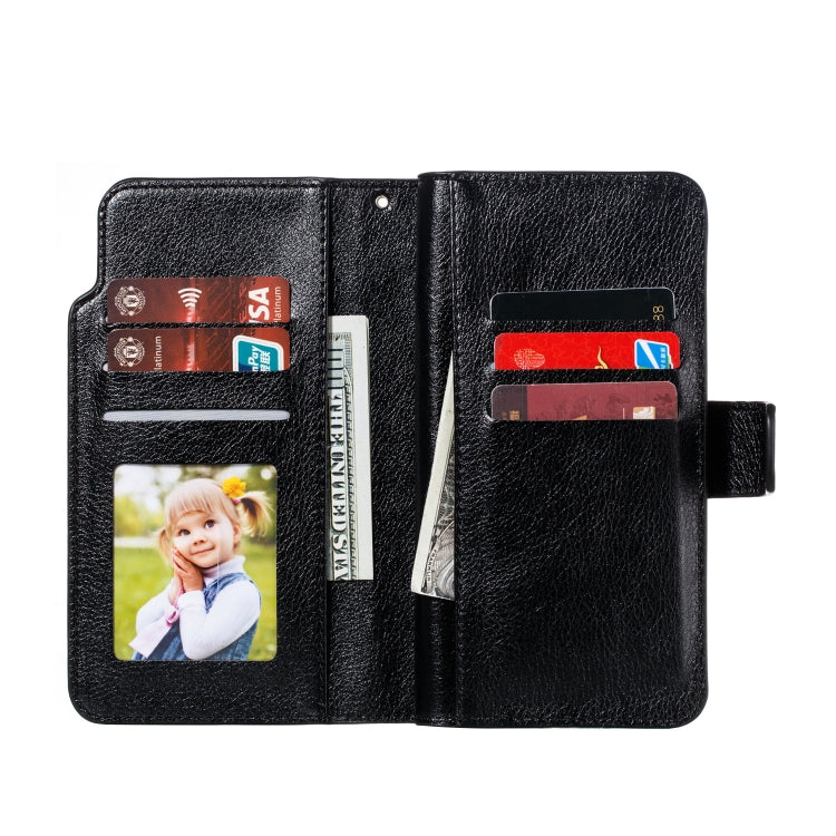 For Xiaomi Redmi 8A Litchi Texture Horizontal Flip Leather Case, with Nine Card Slots & Wallet & Photo Frame