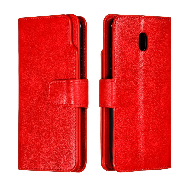 For Xiaomi Redmi 8A Litchi Texture Horizontal Flip Leather Case, with Nine Card Slots & Wallet & Photo Frame
