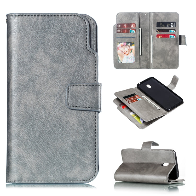 For Xiaomi Redmi 8A Litchi Texture Horizontal Flip Leather Case, with Nine Card Slots & Wallet & Photo Frame